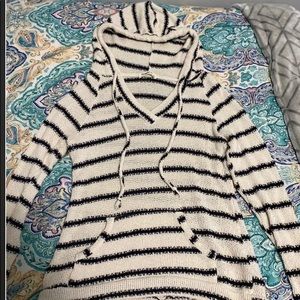 Blue and White Ginger G Sweater